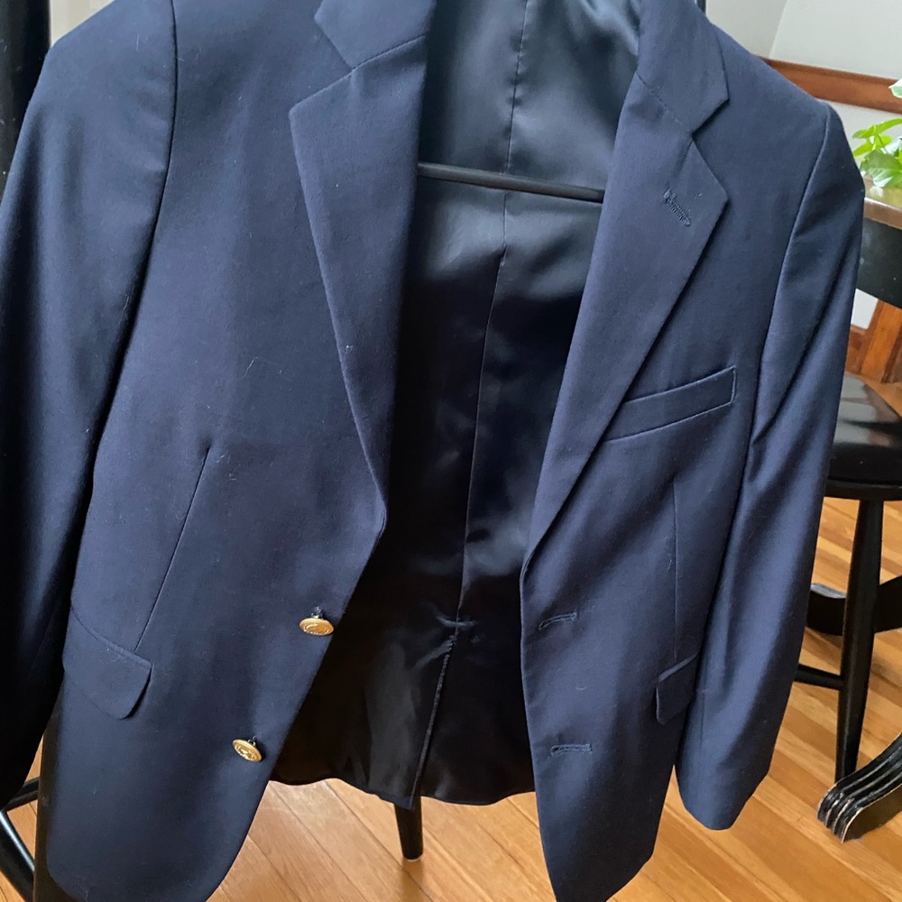 Navy Chaps Blazer, worn once. Gold detail buttons, immaculate condition.